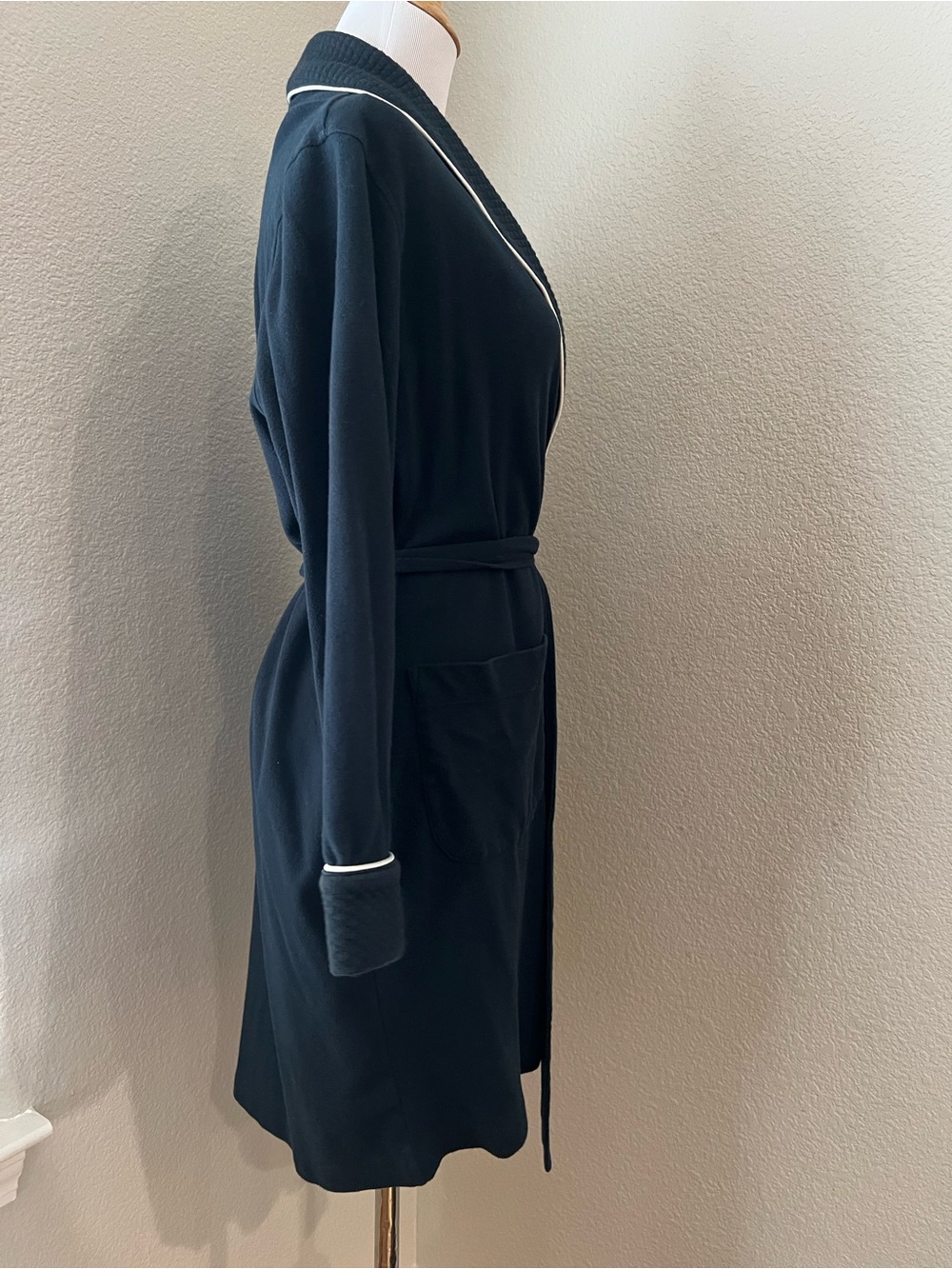 Lauren Essentials Monogram Robe, M - Picture 5 of 6